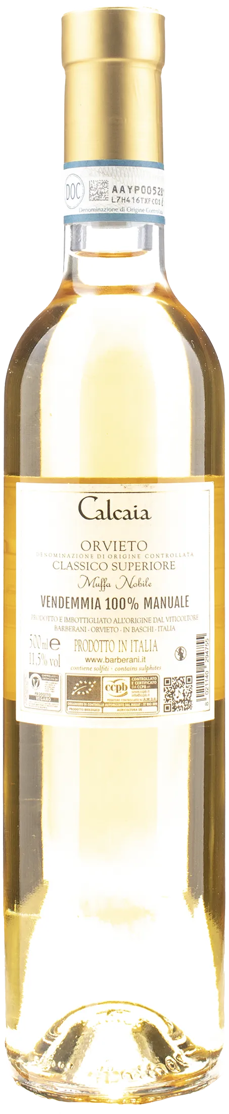 Barberani Orvieto Classico Superiore Calcaia Muffa Nobile 0.5L 2020 - immagine 2